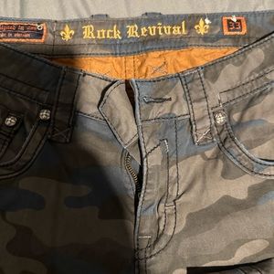 ROCK REVIVAL CAMO JEANS